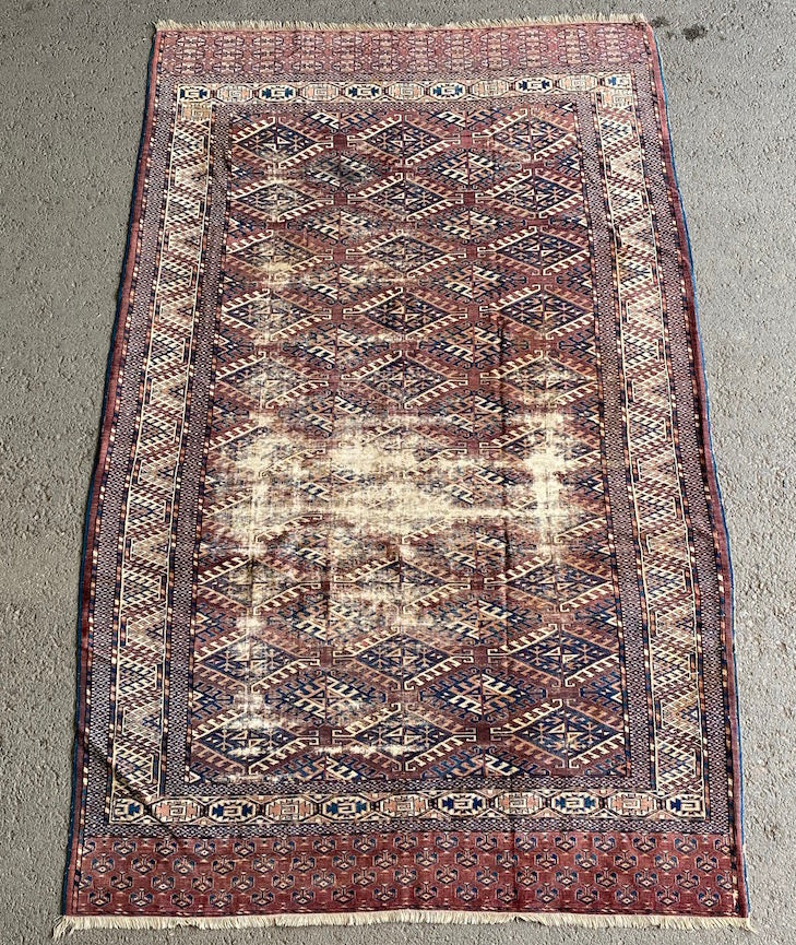 Caroline - Antique Turkoman Yamut Carpet