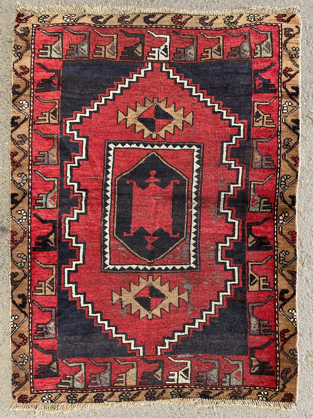 Jamila - Vintage Caucasian Kuba Rug