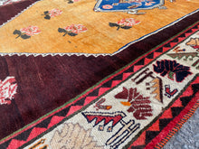 Cargar imagen en el visor de la galería, Amalia - Gorgeous Antique Karabakh Rug
