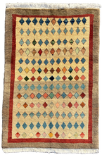 将图片加载到图库查看器，Brittany - Attractive Argyle Qashqai  Lori Rug
