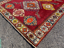 Load image into Gallery viewer, Blythe - Qashqai Wool Peacock Rug
