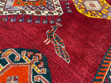 Lade das Bild in den Galerie-Viewer, Blythe - Qashqai Wool Peacock Rug
