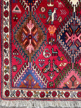 将图片加载到图库查看器，Rico - Vintage Tribal Qashqai Rug
