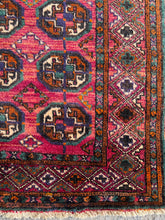 Загрузить изображение в средство просмотра галереи, Arvin - Vintage Baluch Runner of Turkmen design
