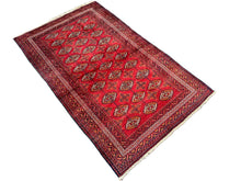 Lade das Bild in den Galerie-Viewer, Chuck - Vintage Turkoman Tekke Rug
