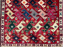 画像をギャラリービューアに読み込む, Tiago - Vintage Tribal Qashqai Bird Rug
