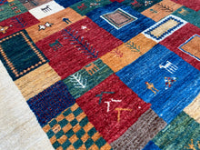 Загрузить изображение в средство просмотра галереи, Brandon - New Abstract Qashqai  Gabbeh Rug
