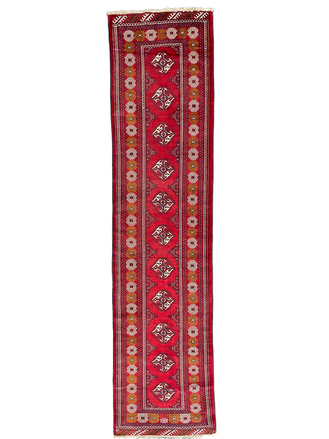 Jenna - Vintage Baluch Runner of Turkmen design