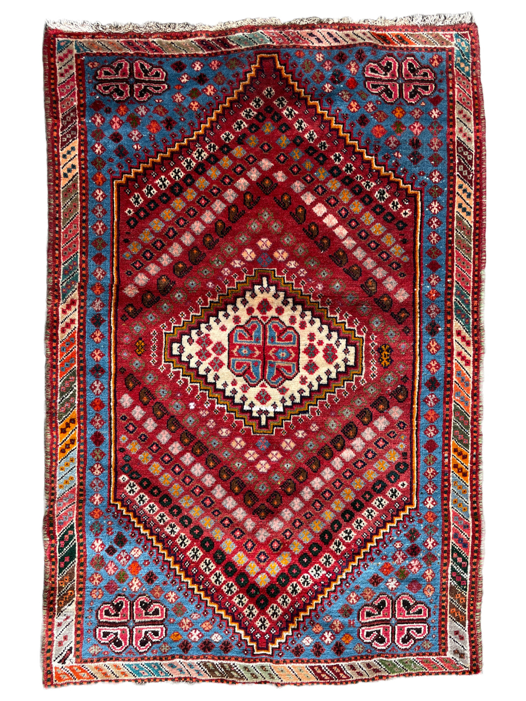 Ayla - Vintage Tribal Qashqai Rug