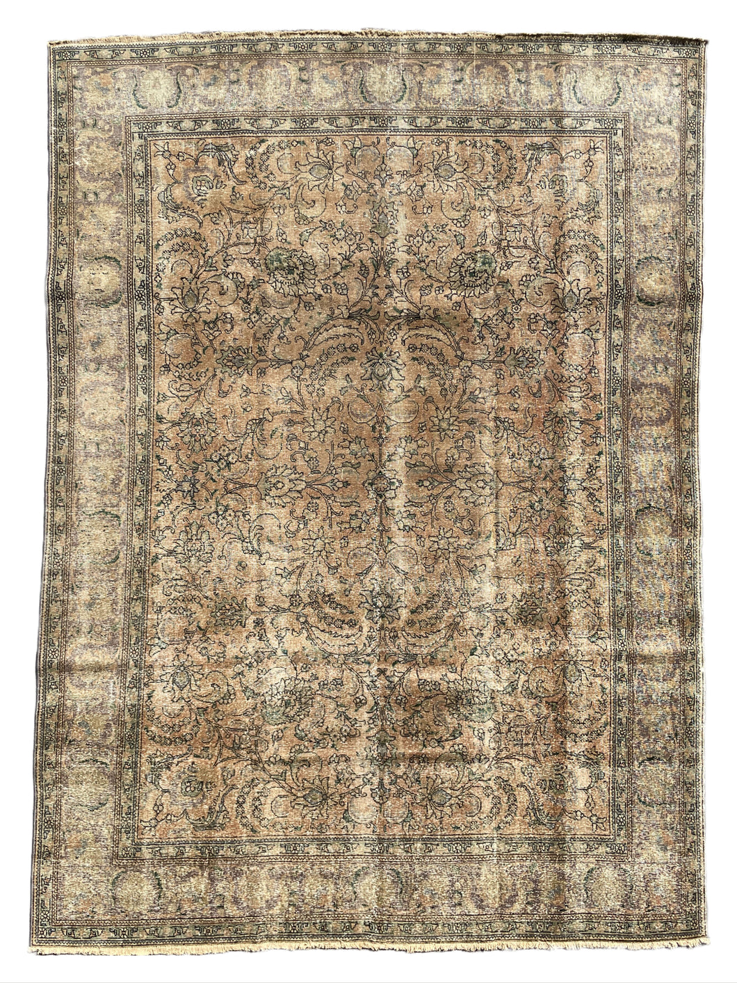 Tiago - Large Vintage Tabriz Carpet