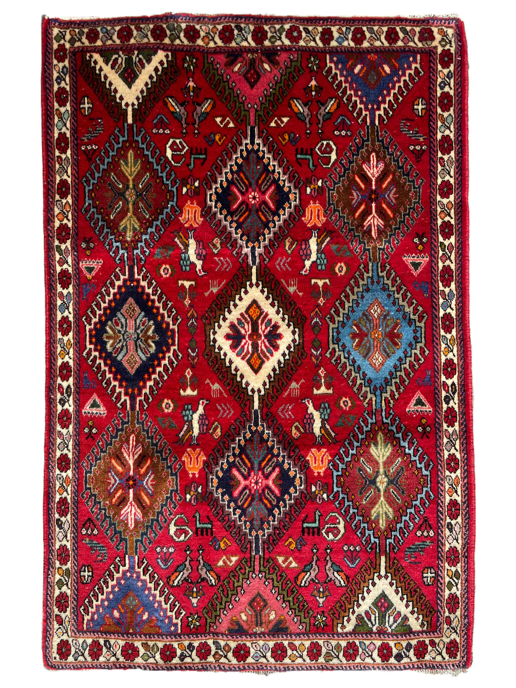 Rico - Vintage Tribal Qashqai Rug