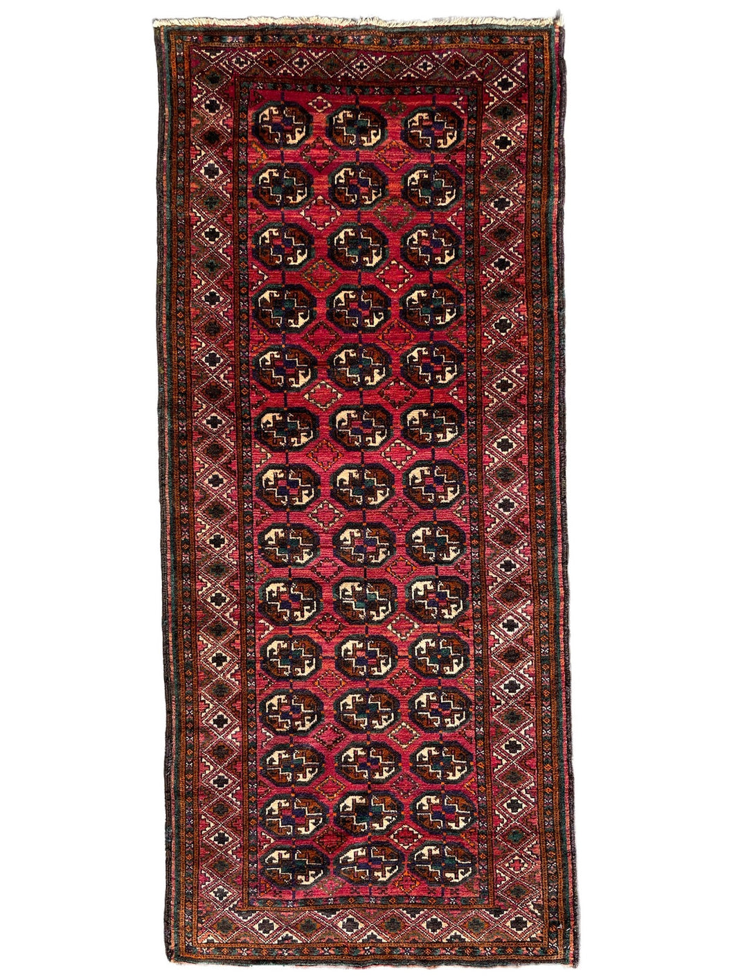 Arvin - Vintage Baluch Runner of Turkmen design