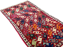 Load image into Gallery viewer, Tiago - Vintage Tribal Qashqai Bird Rug
