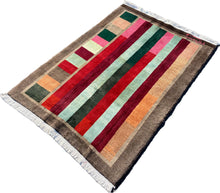 画像をギャラリービューアに読み込む, Elmira - New Moshiri Stripe Rug
