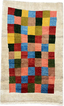 画像をギャラリービューアに読み込む, Eddie - New Abstract Chequered Persian Gabbeh Rug
