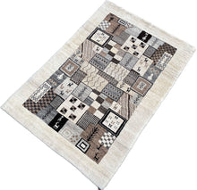 Load image into Gallery viewer, Ellesse - New Abstract Gabbeh Rug. One of a Kind
