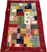 画像をギャラリービューアに読み込む, Edwin - New Abstract Persian Gabbeh Rug. High Knot Count
