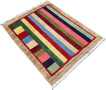 Carica l&#39;immagine nel visualizzatore di Gallery, Elsie - New Moshiri Stripe Persian Rug
