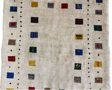 Carica l&#39;immagine nel visualizzatore di Gallery, Dawn - New Abstract Persian Gabbeh Rug. High Knot Count
